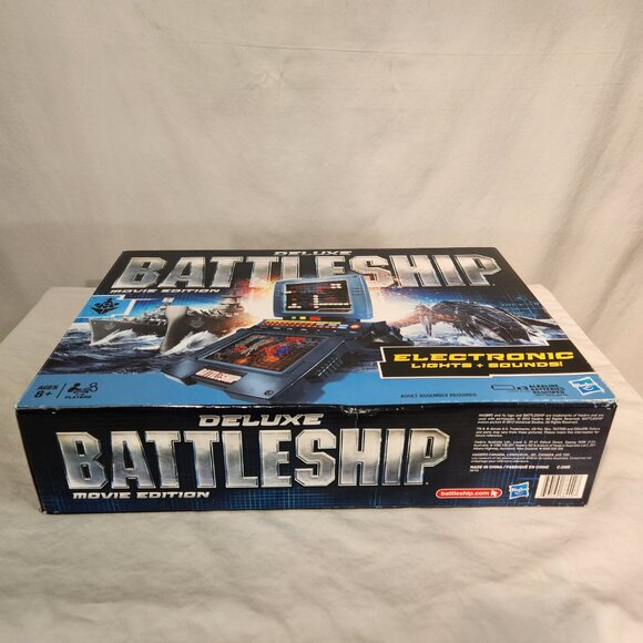 Deluxe Battleship Movie Edition Hasbro 2011 Electronic Works With Instructions - Picture 7 of 10